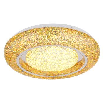 Illuminazione Globo Lighting Rada Plafoniera LED Bianco, 1-Luce