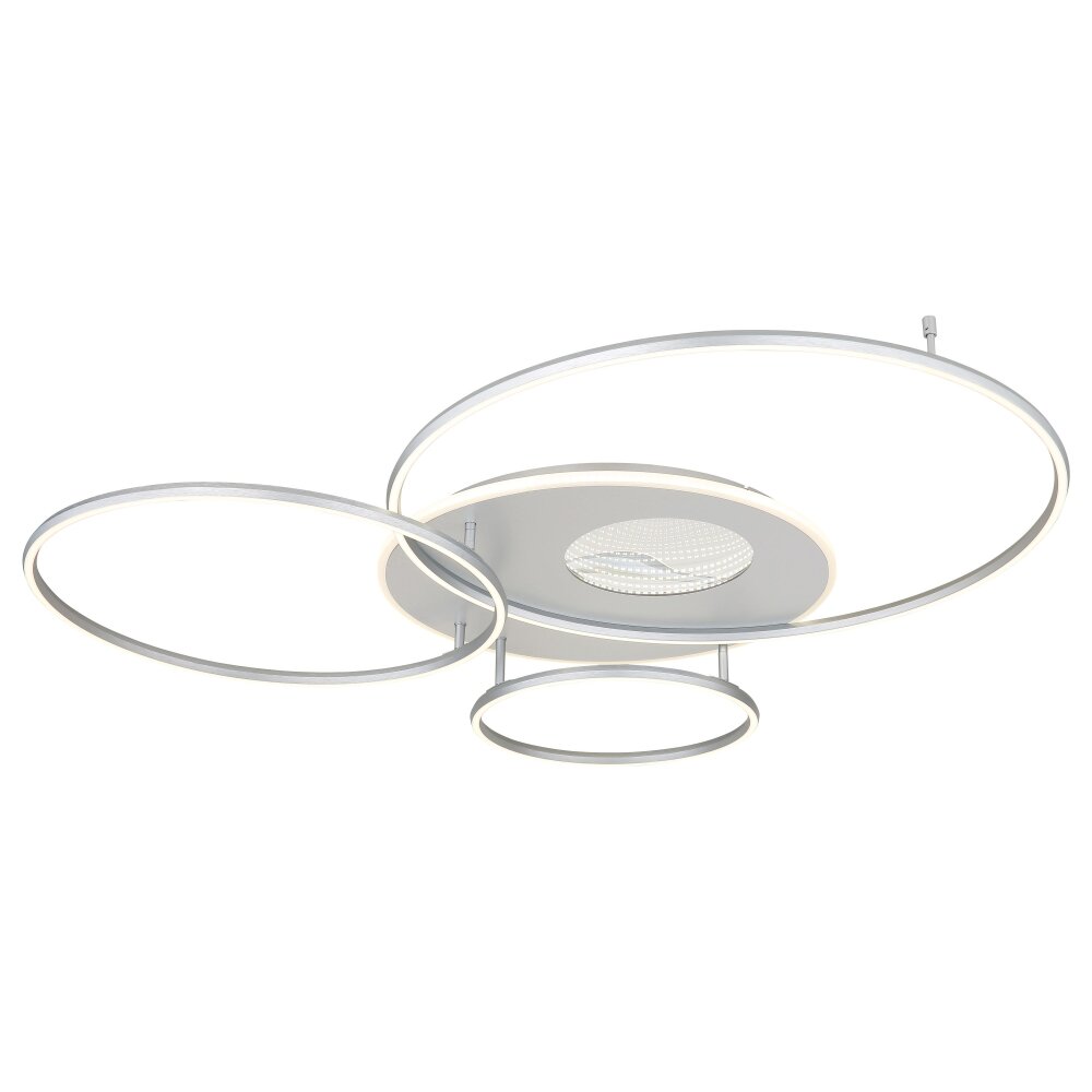 Illuminazione Globo Lighting Invertina Plafoniera LED Argento, 1-Luce, Telecomando main product photo