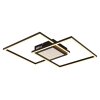Illuminazione Globo Lighting Saunders Plafoniera LED Nero, 1-Luce, Telecomando