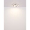 Illuminazione Globo Lighting Saunders Plafoniera LED Nero, 1-Luce, Telecomando