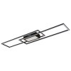 Illuminazione Globo Lighting Saunders Plafoniera LED Nero, 1-Luce, Telecomando