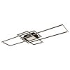 Illuminazione Globo Lighting Saunders Plafoniera LED Nero, 1-Luce, Telecomando