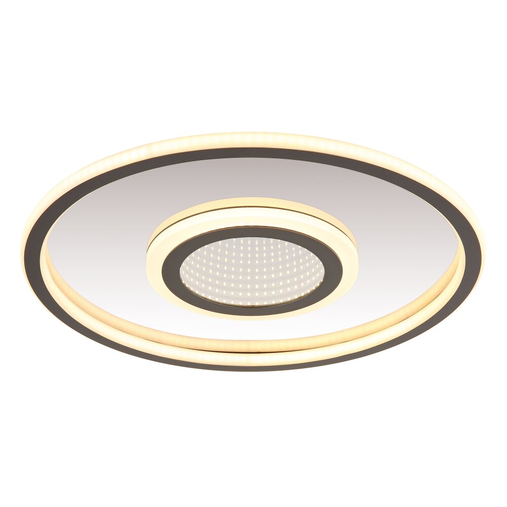 Illuminazione Globo Lighting Cara Plafoniera LED Grigio, Argento, 1-Luce main product photo
