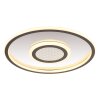 Illuminazione Globo Lighting Cara Plafoniera LED Grigio, Argento, 1-Luce