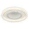 Illuminazione Globo Lighting Alsuna Plafoniera LED Bianco, 1-Luce, Telecomando
