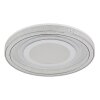 Illuminazione Globo Lighting Alsuna Plafoniera LED Bianco, 1-Luce, Telecomando