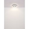 Illuminazione Globo Lighting Alsuna Plafoniera LED Antracite, 1-Luce, Telecomando