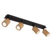Illuminazione Globo Lighting Wenzel Plafoniera Nero, 4-Luci