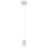 Illuminazione Globo Lighting Korben Lampadario a sospensione Bianco, 1-Luce