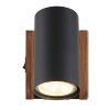 Illuminazione Globo Lighting und Plafoniera, Faretto da soffitto, Applique, Faretto da parete Marrone scuro, Nero, 1-Luce