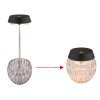 Illuminazione Globo Lighting Wanda Lampada da tavolo LED Nerofumo, 1-Luce