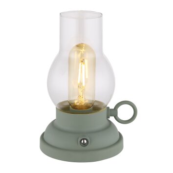 Illuminazione Globo Lighting Petro Lampada da tavolo LED Verde, 1-Luce