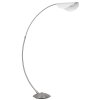 Illuminazione Globo Lighting Robles Lampada da terra LED Nichel opaco, 1-Luce
