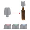 Illuminazione Globo Lighting Yara Lampada da tavolo LED Grigio, 1-Luce, Cambia colore