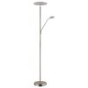 Illuminazione Globo Lighting Stanford Plafoniera LED Nichel opaco, 1-Luce