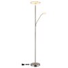 Illuminazione Globo Lighting Stanford Plafoniera LED Nichel opaco, 1-Luce