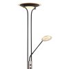 Illuminazione Globo Lighting Tamika Plafoniera LED Cromo, Nero, 1-Luce