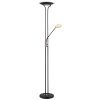 Illuminazione Globo Lighting Tamika Plafoniera LED Cromo, Nero, 1-Luce