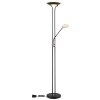 Illuminazione Globo Lighting Tamika Plafoniera LED Cromo, Nero, 1-Luce