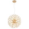 Illuminazione Globo Lighting Katrina Lampadario a corona Oro, 8-Luci