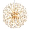 Illuminazione Globo Lighting Katrina Lampadario a corona Oro, 8-Luci