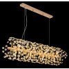 Illuminazione Globo Lighting Katrina Lampadario a corona Oro, 12-Luci