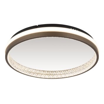 Illuminazione Globo Lighting Della Plafoniera LED Nero, 1-Luce