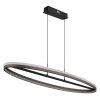 Illuminazione Globo Lighting Della Lampadario a sospensione LED Nero, 1-Luce
