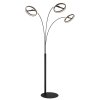 Illuminazione Globo Lighting Della Lampada da terra LED Nero, 1-Luce