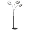 Illuminazione Globo Lighting Della Lampada da terra LED Nero, 1-Luce