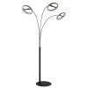 Illuminazione Globo Lighting Della Lampada da terra LED Nero, 1-Luce