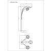 Illuminazione Globo Lighting Della Lampada da terra LED Nero, 1-Luce