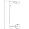Illuminazione Globo Lighting Della Lampada da terra LED Nero, 1-Luce
