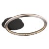 Illuminazione Globo Lighting Alaina Plafoniera LED Grigio, 1-Luce, Telecomando