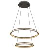 Illuminazione Globo Lighting Alaina Lampadario a sospensione LED Grigio, 1-Luce, Telecomando