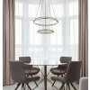 Illuminazione Globo Lighting Alaina Lampadario a sospensione LED Grigio, 1-Luce, Telecomando