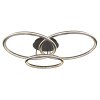 Illuminazione Globo Lighting Alaina Plafoniera LED Grigio, 1-Luce, Telecomando