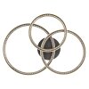 Illuminazione Globo Lighting Alaina Plafoniera LED Grigio, 1-Luce, Telecomando