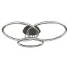 Illuminazione Globo Lighting Alaina Plafoniera LED Grigio, 1-Luce, Telecomando