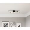 Illuminazione Globo Lighting Boyd Plafoniera LED Nero, 1-Luce
