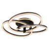 Illuminazione Globo Lighting Tris Plafoniera LED Antracite, 1-Luce, Telecomando