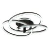 Illuminazione Globo Lighting Tris Plafoniera LED Antracite, 1-Luce, Telecomando