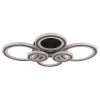 Illuminazione Globo Lighting Kora Plafoniera LED Nero, 1-Luce, Telecomando