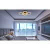 Illuminazione Globo Lighting Kora Plafoniera LED Nero, 1-Luce, Telecomando