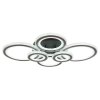 Illuminazione Globo Lighting Kora Plafoniera LED Nero, 1-Luce, Telecomando