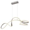 Illuminazione Globo Lighting Swirl Lampadario a sospensione LED Nichel opaco, 1-Luce