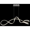 Illuminazione Globo Lighting Swirl Lampadario a sospensione LED Nichel opaco, 1-Luce