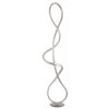 Illuminazione Globo Lighting Swirl Lampada da terra LED Nichel opaco, 1-Luce