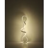 Illuminazione Globo Lighting Swirl Lampada da terra LED Nichel opaco, 1-Luce