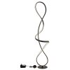 Illuminazione Globo Lighting Swirl Lampada da terra LED Nero, 1-Luce